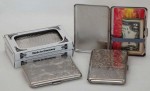 Slim Pocket Case: Business Card Holder, Metal Wallet, Cigarette Case: